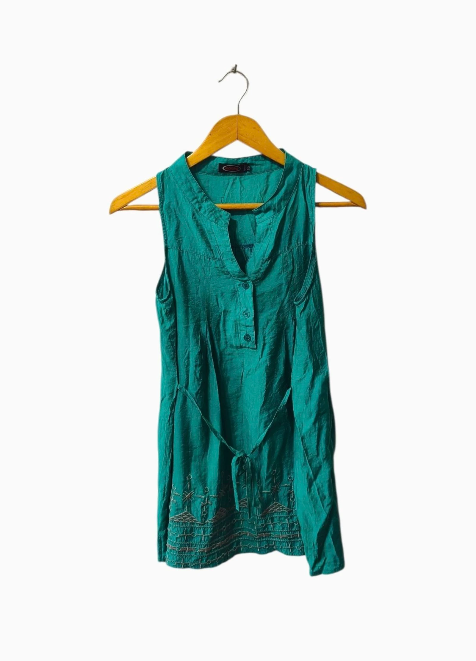 Vestido de verano turquesa Moving mujer Talla S-M